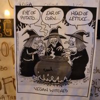 On the wall at Cat Bar in Barcelona