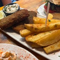 Tofish and Chips at Cat Bar in Barcelona