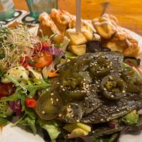 Fried Cactus at Cat Bar in Barcelona