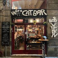 Outside the bar. at Cat Bar in Barcelona