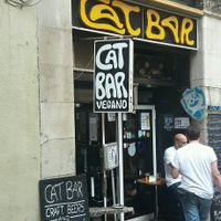 Outside view at Cat Bar in Barcelona