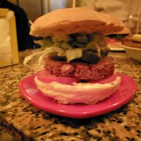 Spicy Mexican Burger at Cat Bar in Barcelona