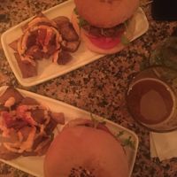 Mushroom burger at Cat Bar in Barcelona