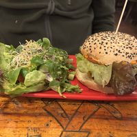 Spicy Burger   at Cat Bar in Barcelona