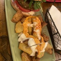 Burger  at Cat Bar in Barcelona