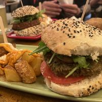 Burger classic  at Cat Bar in Barcelona