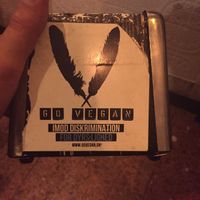 Great stickers all over the restaurant  at Cat Bar in Barcelona