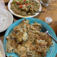 half order bisc&gravy YUM & full order has browns  at Hard Times Cafe in Minneapolis