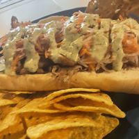 Tasted better than the quality of my picture I promise.  at Hard Times Cafe in Minneapolis