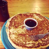 Vegan Pancake with Organic Maple Syrup at Hard Times Cafe in Minneapolis