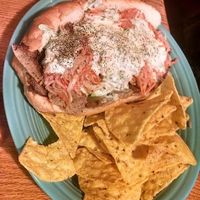 Banh mi   at Hard Times Cafe in Minneapolis