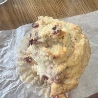 Raspberry muffin  at Hard Times Cafe in Minneapolis