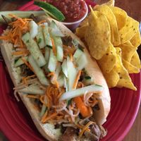 Veg Banh Mi at Hard Times Cafe in Minneapolis