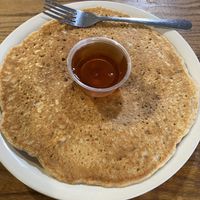 Vegan pancake at Hard Times Cafe in Minneapolis