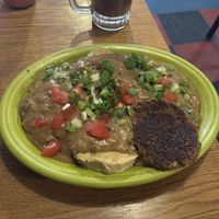 biscuits and gravy w/ sausage patty  at Hard Times Cafe in Minneapolis
