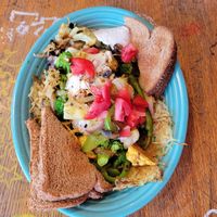 Vegan Helter Skelter at Hard Times Cafe in Minneapolis