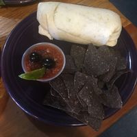 Burrito  at Hard Times Cafe in Minneapolis