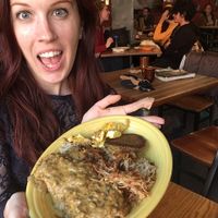 BREAKFAST ALL DAY DUDES!!! at Hard Times Cafe in Minneapolis