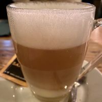 Oat milk latte  at De Botanist in Breda