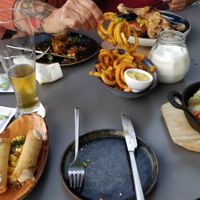 vegan loempia with homemade atjar & barbecue vegetables at De Botanist in Breda