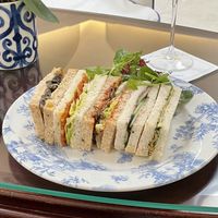 Finger sandwiches for giants!  at The Phoenicia in Floriana
