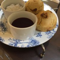 Freshly Baked Phoenicia Vegan Scones
Served with strawberry Preserve & Coconut Cream at The Phoenicia in Floriana