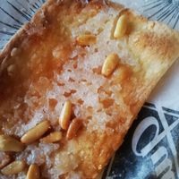 Un tros de la coca de vidre at Quer Pastisseria in El Port De La Selva