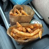 Fries (shared oil)  at Big Belly Que in Smithtown