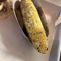 Roasted vegan corn   at Big Belly Que in Smithtown