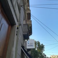 Sign... In a safe distance at Gelateria KmZero in Milan