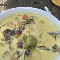 Veggie curry  at Lotus Cafe in Panama City Beach