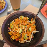 Vegan breakfast bowl at Lotus Cafe in Panama City Beach