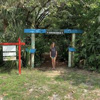 The entrance itself is great at Lotus Cafe in Panama City Beach