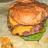   at Nom Burgers in Austin