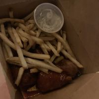 Korean bbq wings  at Nom Burgers in Austin