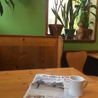 Order at the counter and wait for your name to be called.  at Seward Cafe in Minneapolis