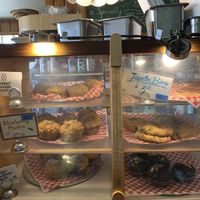 Pastry case at Seward Cafe in Minneapolis