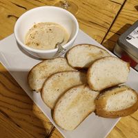 Homemade hummus at M Cafe in Alghero