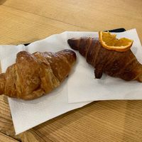 Pomegranate jam croissant and orange jam croissant  at M Cafe in Alghero