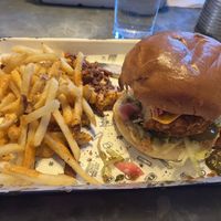 Khula Faker with dirty fries   at Fat Hippo - Jesmond in Newcastle Upon Tyne