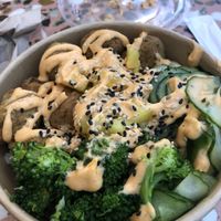 Falafel  at Honi Poke in London