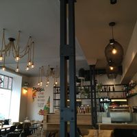 The interior  at Cafe Gutenburger in Marburg