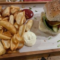 „Der Rauchige“ Bbq-Burger  at Cafe Gutenburger in Marburg