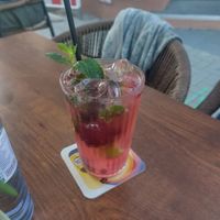 Wild Berry Mocktail at Cafe Gutenburger in Marburg