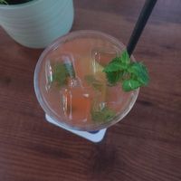 Strawberry Lemonade at Cafe Gutenburger in Marburg