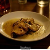 Seitan and mushroom. Delicious. at Amico Bio in London