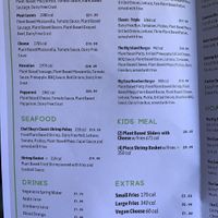 Menu 2  at Veganaire in Alpharetta