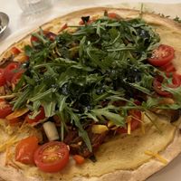Vegane Pizza (Flammkuchen)  at S'Wirtshaus in Saalbach