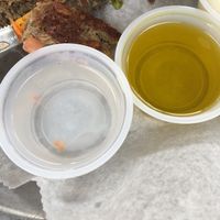 What they consider oil & vinegar dressing... at Stack'd Bar in Milwaukee