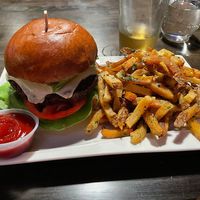 Quinoa Burger  at Bistro603 in Nashua